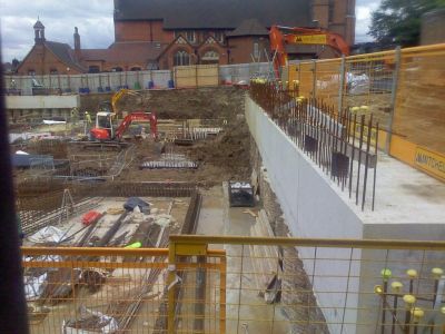 Foundations/Basement of New Leisure Centre along Natal Road
