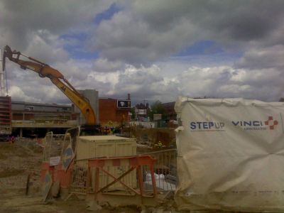 Across Site towards Railway from Bus Layover
