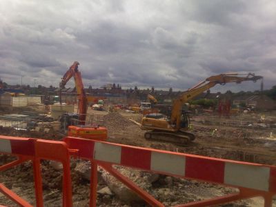 Across Site from High Road next to New Interchange
