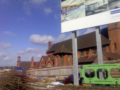 From High Road next to Leisure Centre Site towards Church
