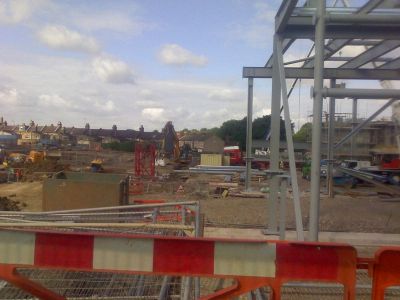 Across Site from High Road next to Tesco Frame

