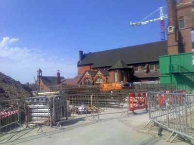 From High Road next to Leisure Centre Site towards Church
