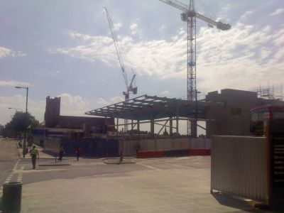 Long View of Tesco Frame
