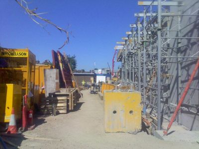 Across Back of Site from Natal Road
