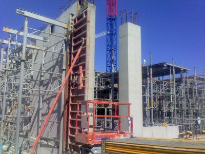 Construction of Back of New Leisure Centre along Natal Road
