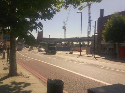 Long View from Across the High Road
