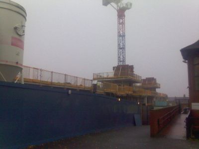 Side of Leisure Centre Site from Church Forecourt
