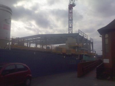 Side of Leisure Centre Site from Church Forecourt
