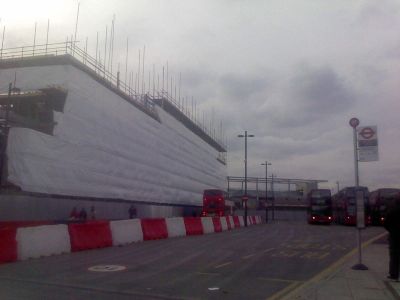 North Side of Tesco Building and Bus Interchange
