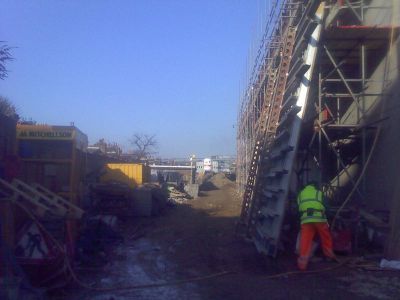 Across Back of Site from Natal Road
