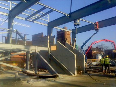 Stairways up to Seating from Ice Level
