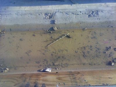 Trench for Ice Pad Pipes
