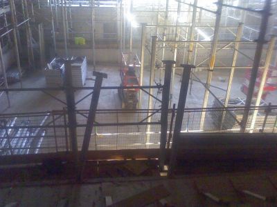 Looking Down on Main Pool from Ground Floor Level
