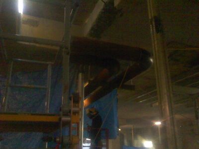 Refrigeration Pipes in Plant Area
