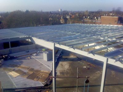 Tesco Service Yard From Above

