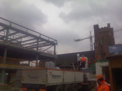 Front of Leisure Centre from High Road
