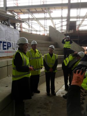Cllr Lib Peck, Andrew Boyle, Diane Towler-Green MBE (photo courtesy of Phillipa Towler-Green)
