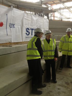 Cllr Lib Peck and Diane Towler-Green MBE (photo courtesy of Phillipa Towler-Green)
