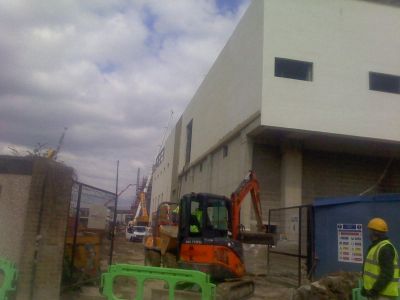 Back of Leisure Centre from Natal Road
