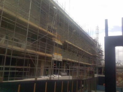 Side of Leisure Centre from Church Steps
