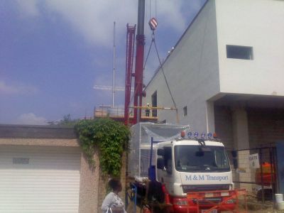 Unloading of Air Conditioner Units
