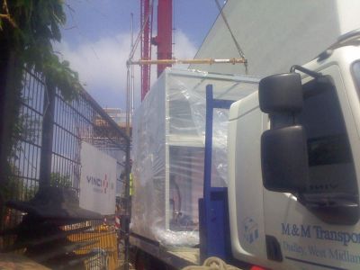 Unloading of Air Conditioner Units
