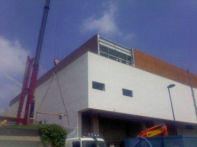 Back Corner of Leisure Centre from Natal Road
