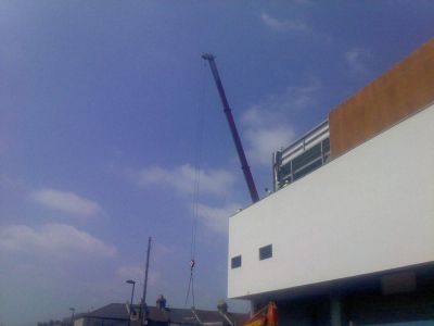 Back Corner of Leisure Centre from Natal Road
