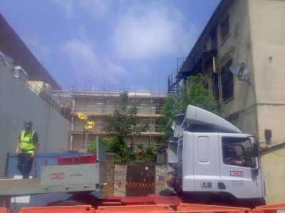 Across to Front Block of Leisure Centre from Natal Road
