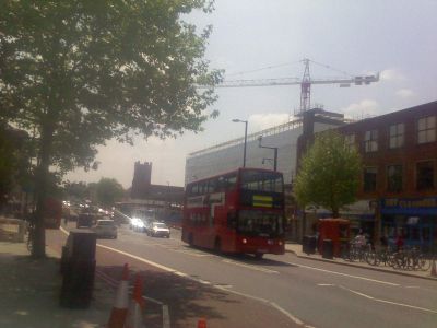 Long View from Across the High Road
