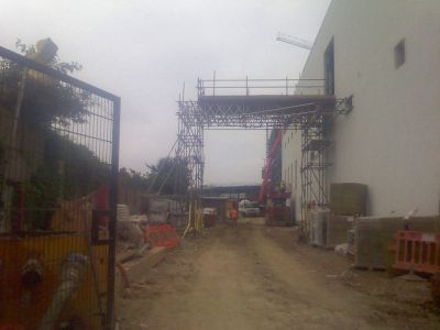 Back of Leisure Centre from Natal Road
