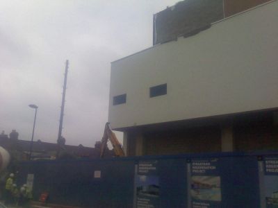 Back Corner of Leisure Centre from Natal Road
