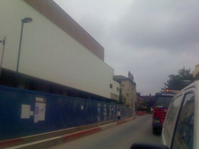 Side of Leisure Centre from Natal Road

