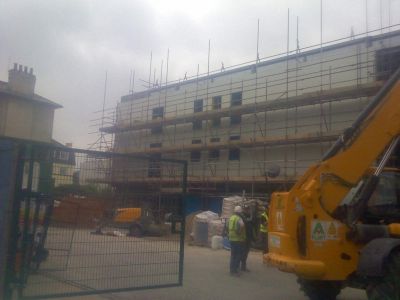Front of Leisure Centre from High Road
