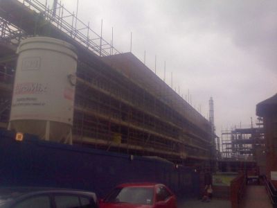Side of Leisure Centre from Church Forecourt
