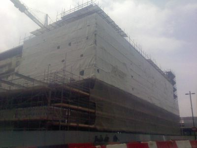 North Side of Tesco/Residential Building
