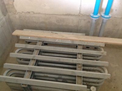 Hot Water Pipes for Ice Pit
