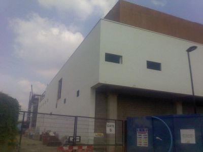 Back Corner of Leisure Centre from Natal Road
