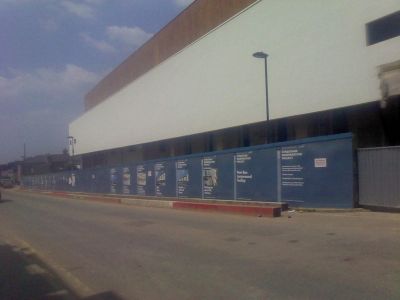 Side of Leisure Centre from Natal Road
