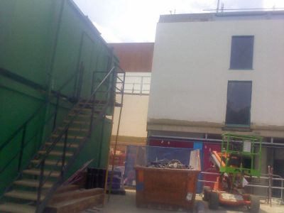 Front of Leisure Centre from High Road
