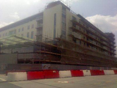 North Side of Tesco/Residential Building

