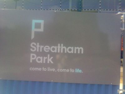 New Hoarding Signs on High Road
