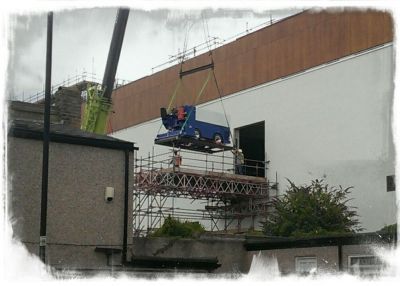 Zamboni Arriving 12/08/2013 (photo courtesy Mark Butler)
