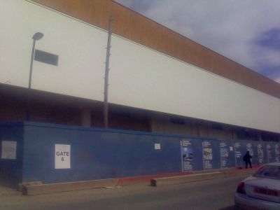 Side of Leisure Centre from Natal Road
