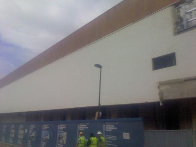 Side of Leisure Centre from Natal Road
