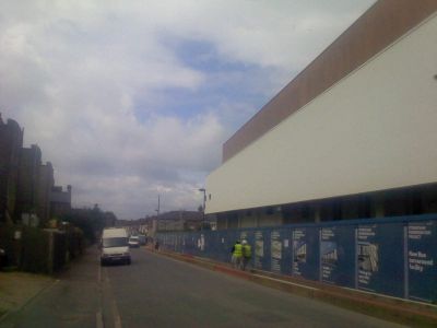 Side of Leisure Centre from Natal Road
