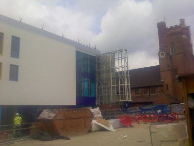 Front of Leisure Centre from High Road

