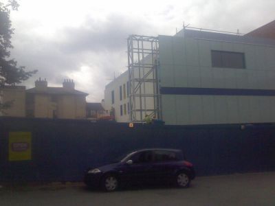 Leisure Centre from Church Forecourt

