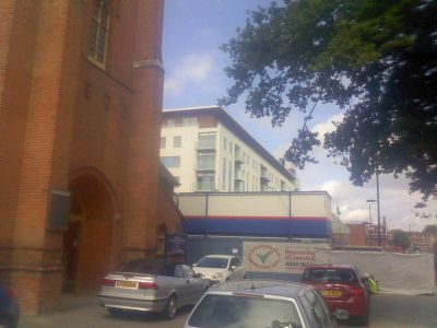 Tesco/Residential Building from Church Forecourt
