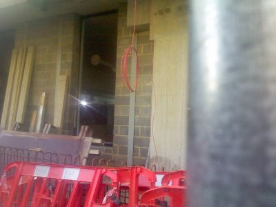 Looking into Side of Leisure Centre from Natal Road (above Swimming Pool)
